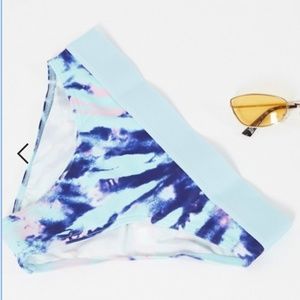 Adidas Originals bikini brief in blue tie dye